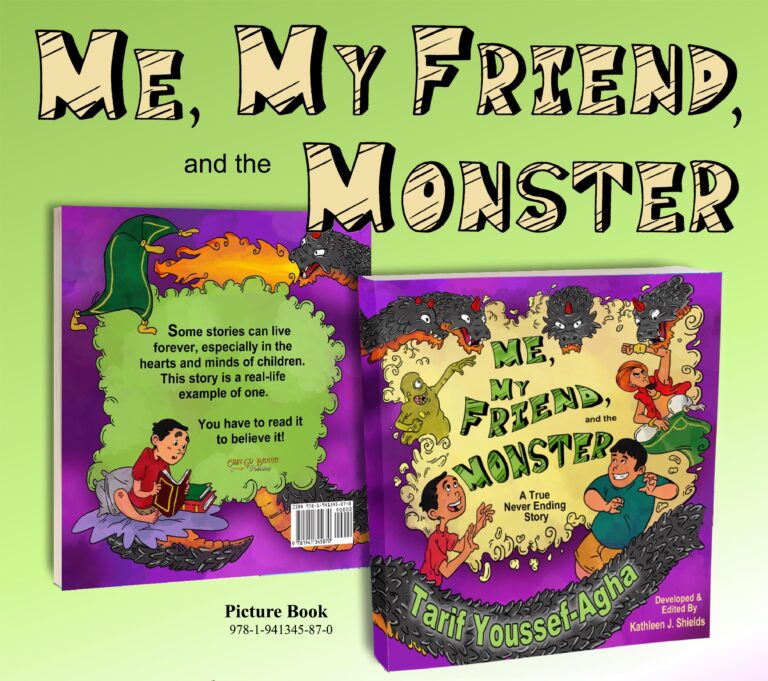 Me, My Friend and the Monster Picture Book by author Tarif Youssef-Agha